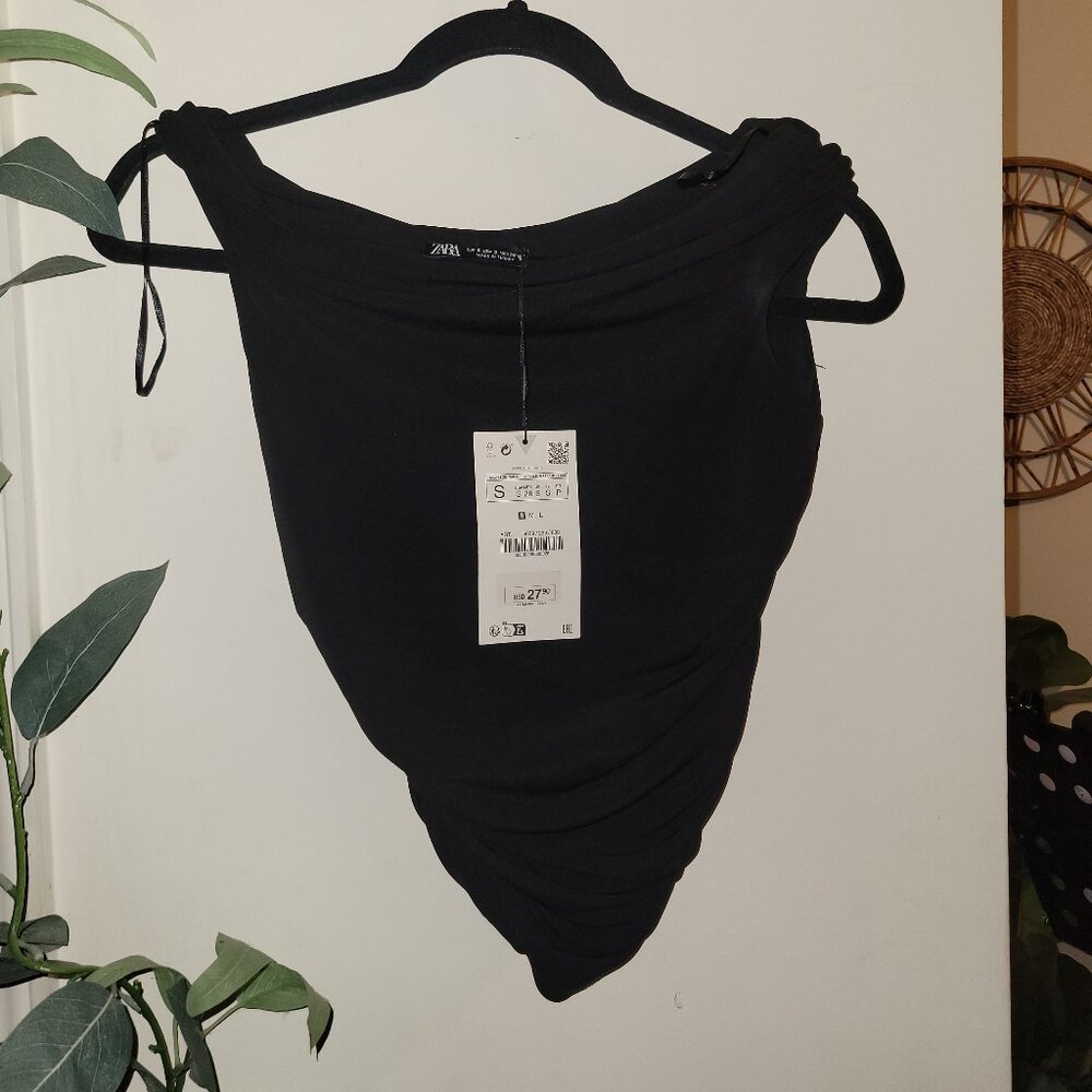 A symmetrical crop top